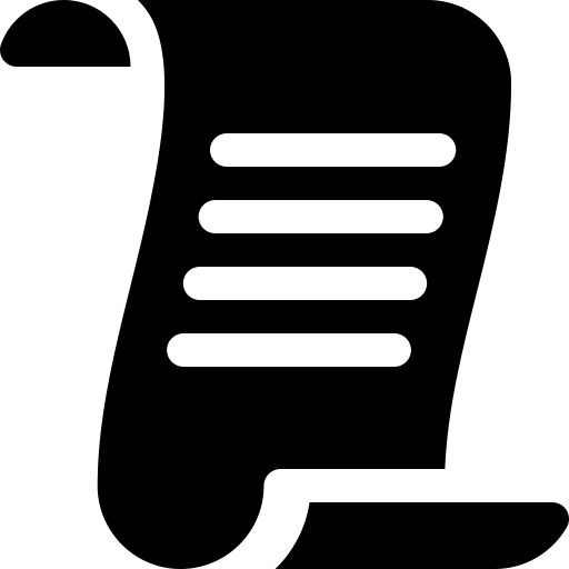 ícone de pergaminho